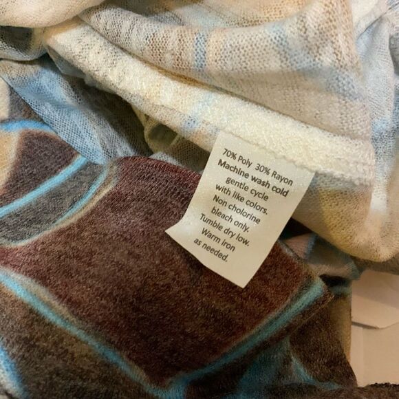 Atelier 5 art to wear 3/4 sleeve by a community of artists size L - Picture 5 of 5